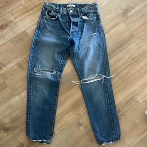 Moussy distressed high rise jeans 👖 size 28
